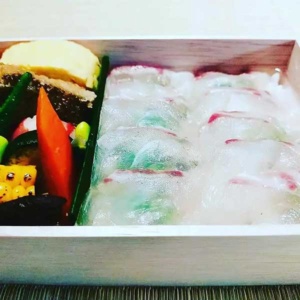 鯛の昆布締め弁当